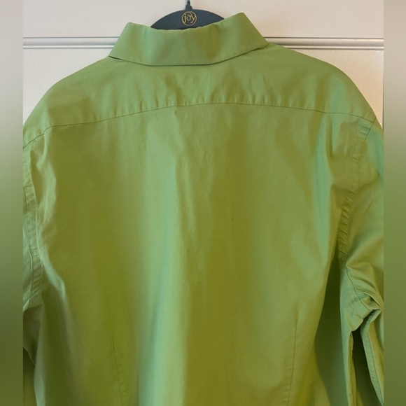 Express Men's Light Green Casual Button Down Shirt Size L - Picture 8 of 9